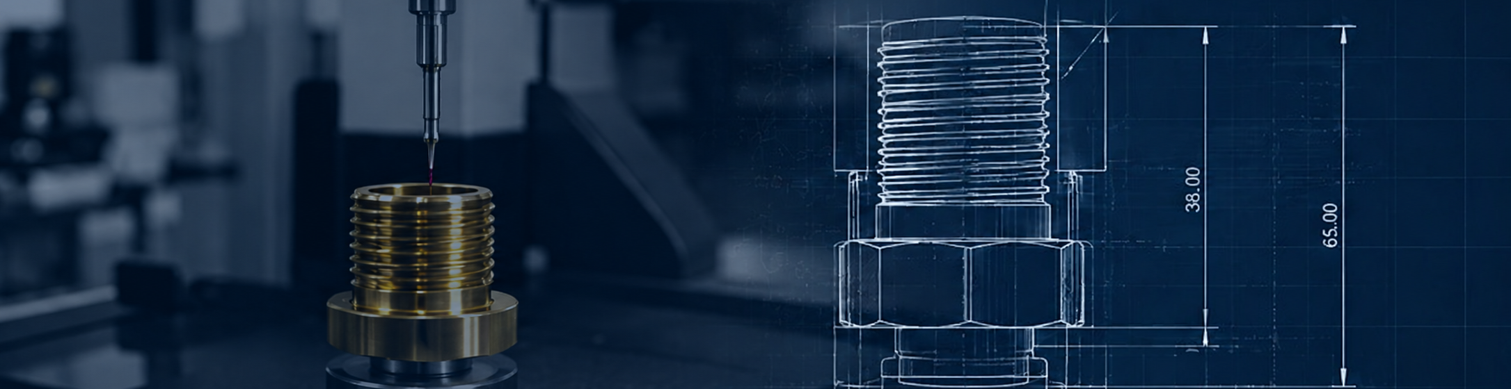 Quality and Traceability - Precision measurement and engineering blueprint