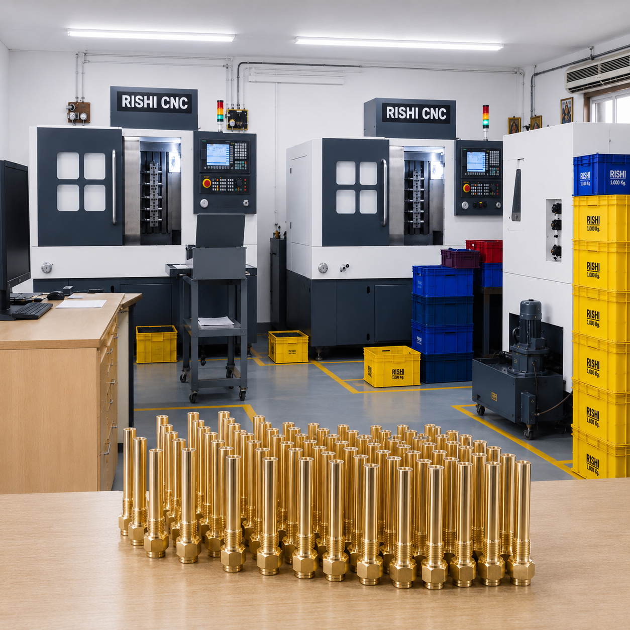 Rishi CNC precision manufacturing facility